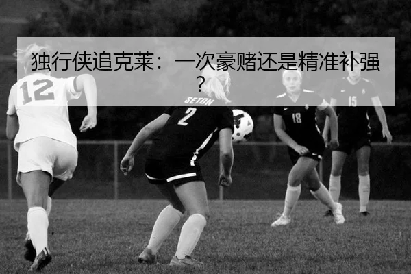 独行侠追克莱：一次豪赌还是精准补强？